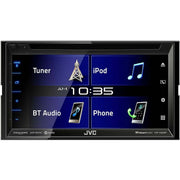 JVC KW-V350BT Double DIN Multimedia 6.8 Touchscreen Bluetooth USB DVD Receiver JVC