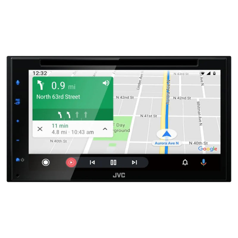 JVC KW-V660BT 6.8-Inch 2Din AndroidAuto/Carplay Built-In Bluetooth In Dash CD/DVD/DM Receiver JVC