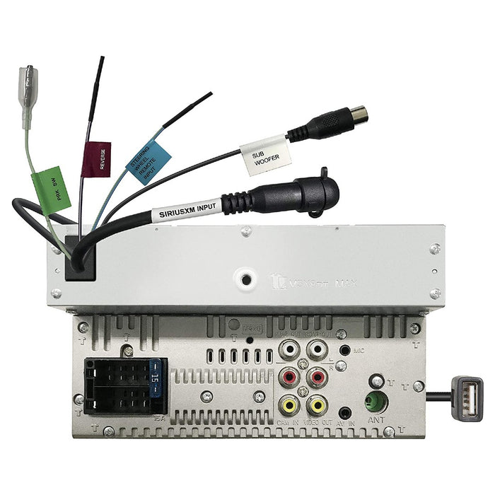 JVC KW-V66BT 6.8" Touchscreen DVD Receiver with Apple CarPlay Android Auto, Bluetooth Audio/MP3 Player/Double DIN/SiriusXM/AM/FM Car Radio JVC