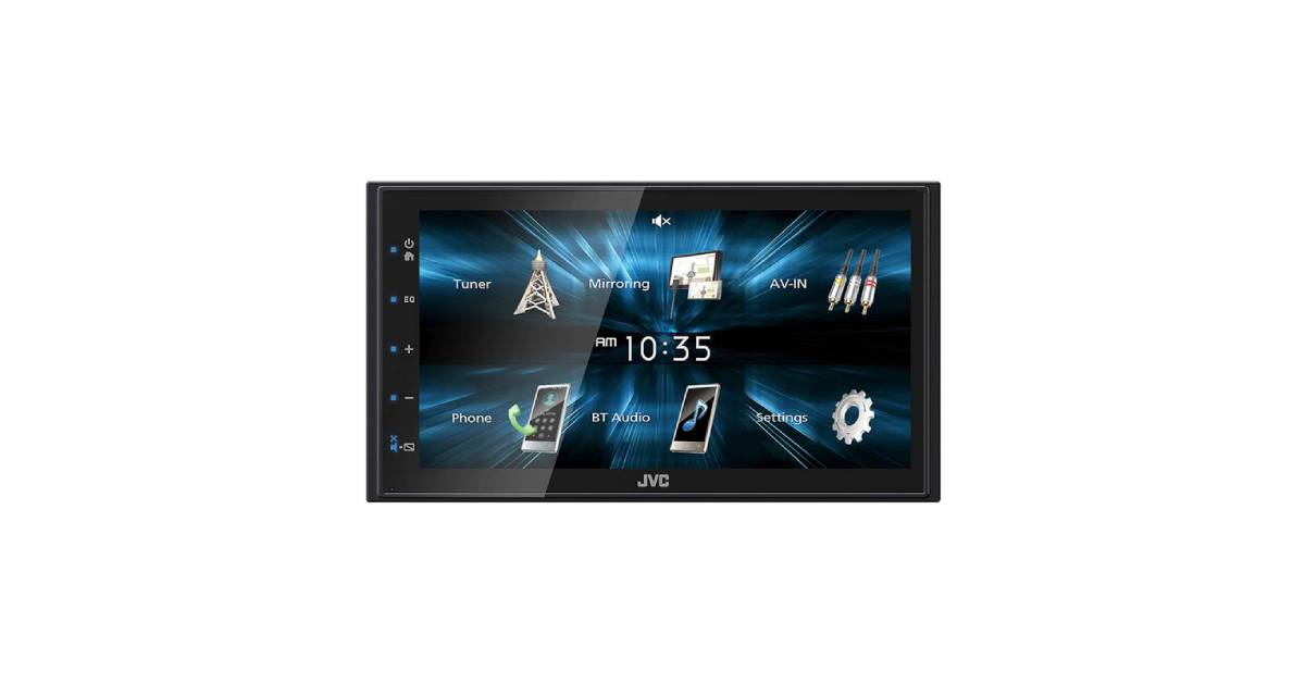 JVC KW-M150BT 6.75" Digital Multimedia Receiver Capacitive Touchscreen with Bluetooth