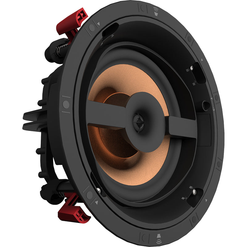 Klipsch PRO-18RC 8" 200 Watts 8 Ohms Home Audio In-Ceiling Speaker White (Each)