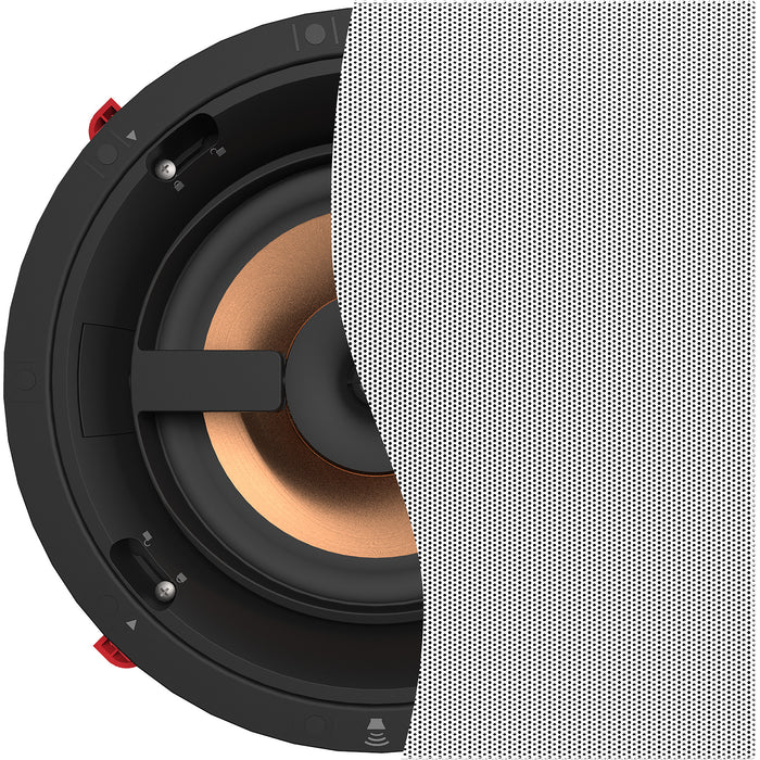 Klipsch PRO-18RC 8" 200 Watts 8 Ohms Home Audio In-Ceiling Speaker White (Each)