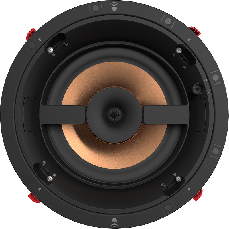 Klipsch PRO-18RC 8" 200 Watts 8 Ohms Home Audio In-Ceiling Speaker White (Each)
