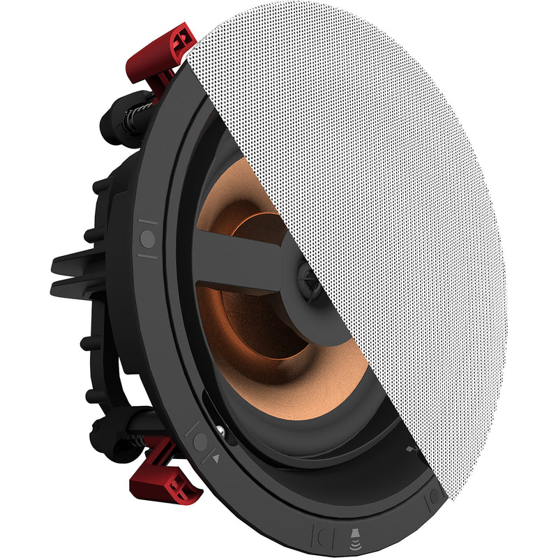 Klipsch PRO-18RC 8" 200 Watts 8 Ohms Home Audio In-Ceiling Speaker White (Each)
