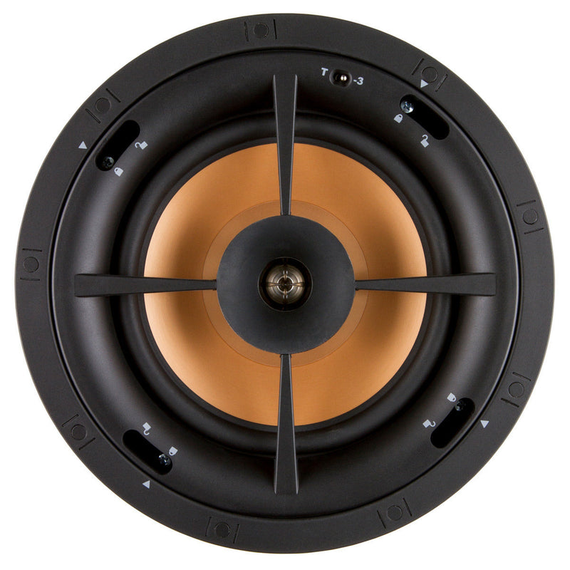 Klipsch PRO-180RPC 8"200 Watts Home Audio In-Ceiling With Speaker White Paintable Grille (Each)