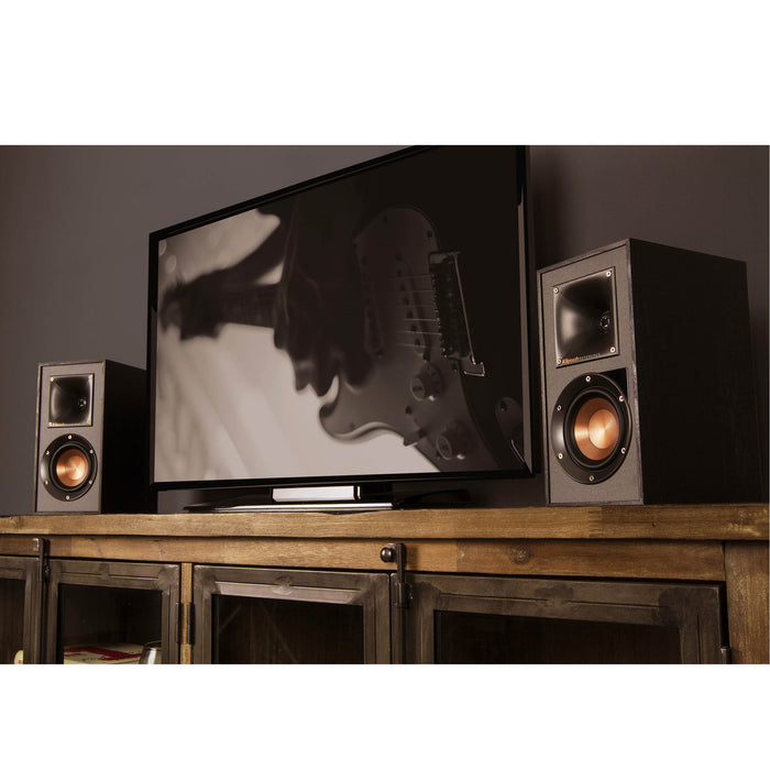 Klipsch Reference Premiere R-41PM 2-Way Powered Bluetooth Bookshelf Speakers with Built-in Amp Pair - (Refurbished)