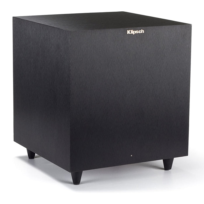 Klipsch R-8SW Reference 8" 150 Watts Home Audio Surround Compact Powered Subwoofer (Brushed Black)