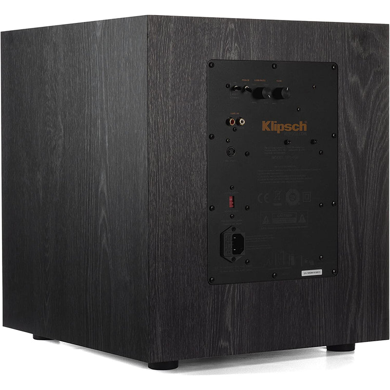 Klipsch SPL-100 10" 450 Watts Home Audio Powered Subwoofer with Built-In Class D Amplifier -Black