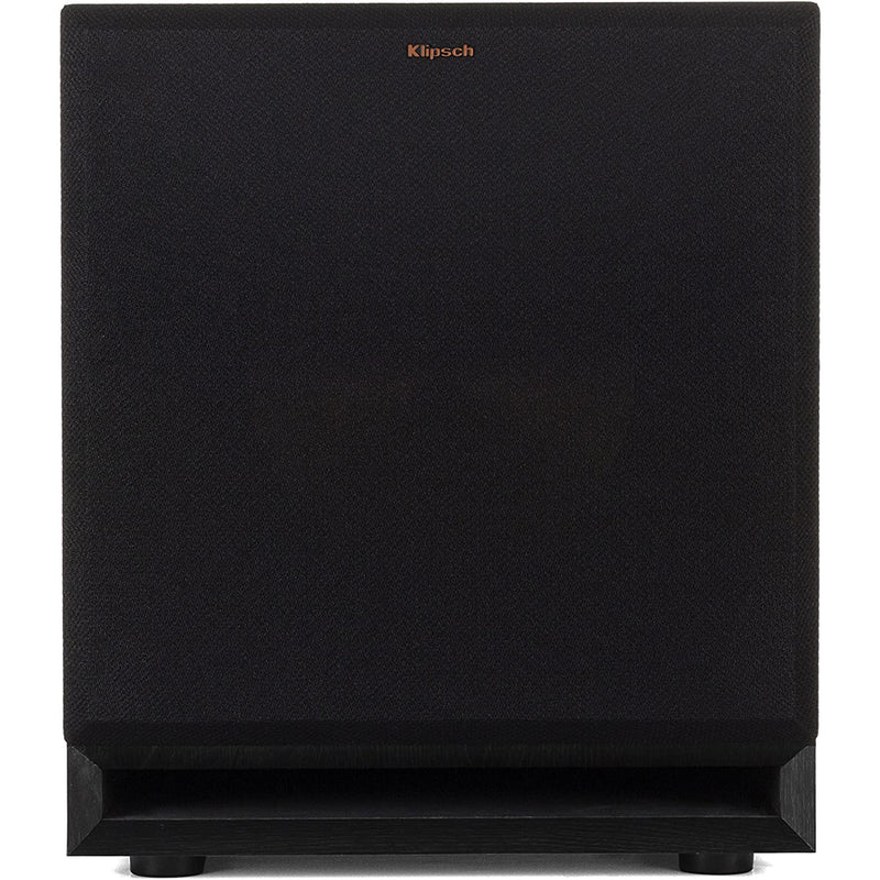 Klipsch SPL-100 10" 450 Watts Home Audio Powered Subwoofer with Built-In Class D Amplifier -Black