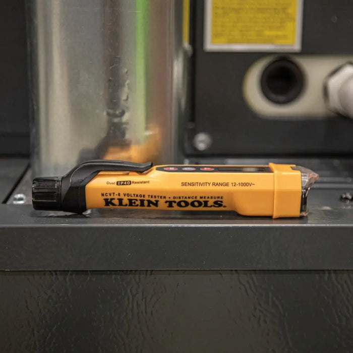 Klein Tools NCVT-6 Non-Contact Voltage Tester Pen 12-1000V AC with Laser Distance Meter Klein Tools