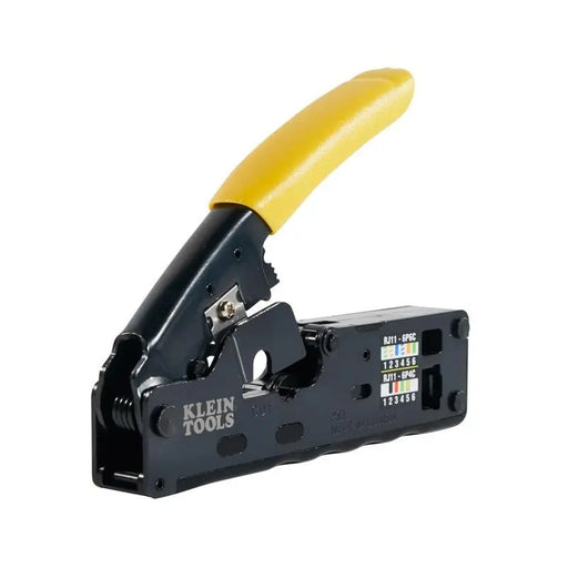 Klein Tools VDV226-107 Compact Ratcheting Modular Crimper, Cut, Strip Klein Tools