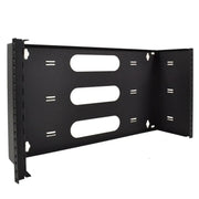 LOGICO WB6U19 19" Six Space 6U Steel Wall Mount Hinged Swing Out Patch Panel Bracket 6" Deep Logico