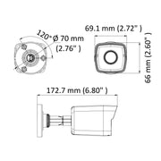 LTS CMIP8042-28 4MP Platinum Mini Bullet Network IP Camera - 2.8mm LTS
