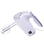 Lightweight Five Speed Electric Ergonomic Handle Mixer with Stainless Steel Dual Beaters Mercury