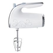 Lightweight Five Speed Electric Ergonomic Handle Mixer with Stainless Steel Dual Beaters Mercury