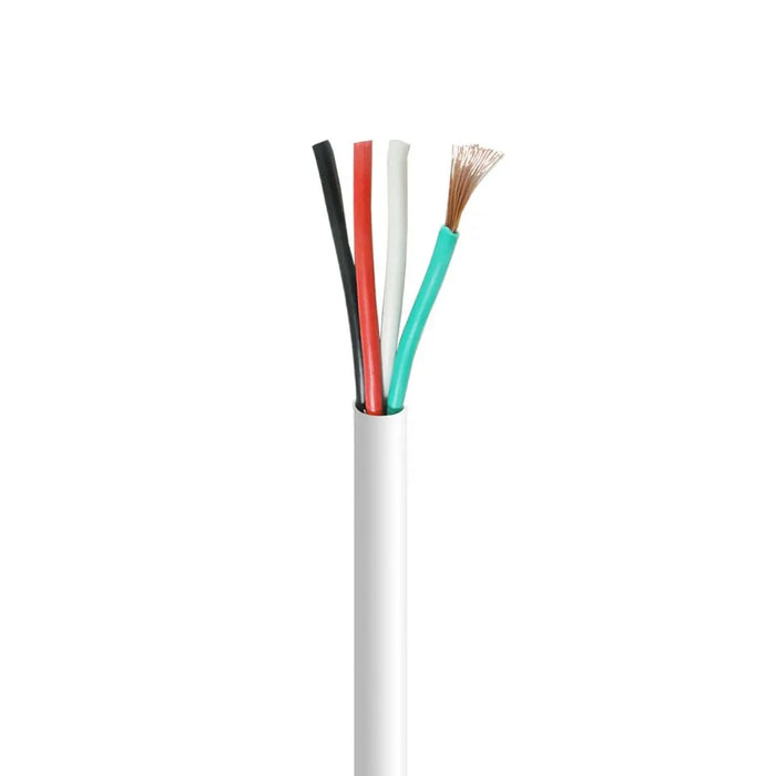 Logico SWC1604WH-500 In Wall Speaker Cable Wire 16/4 AWG OFC Pure Copper 500ft White Logico