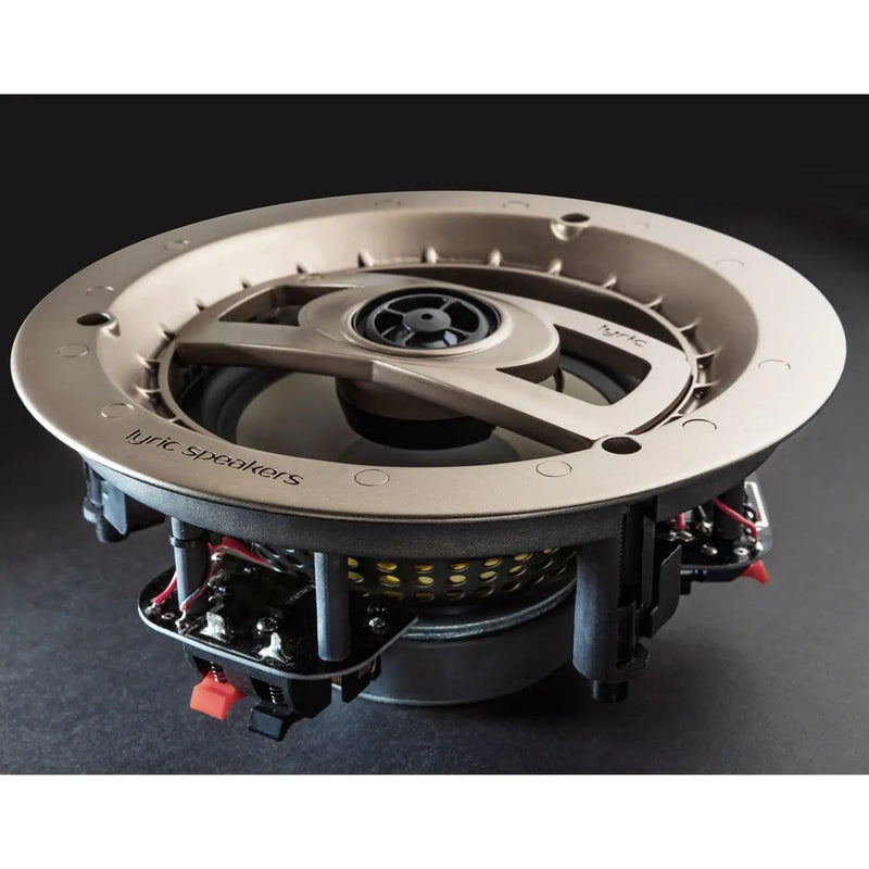 Lyric LS6.5S 6.5 2-Way 8 ohms 80W In-Ceiling Loudspeakers with Magnetic Grilles (Pair) Lyric