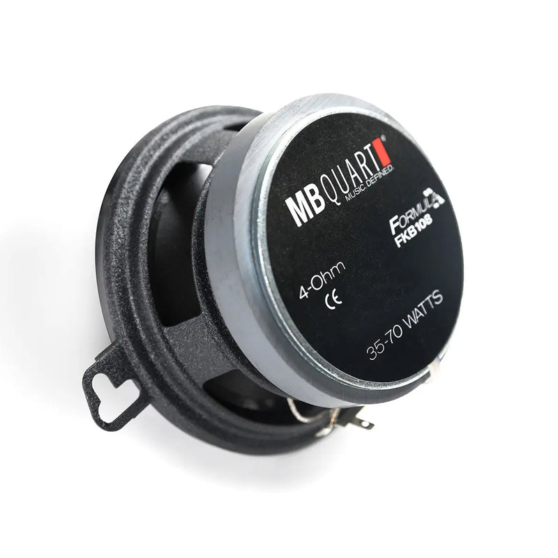 MB Quart FKB108 Formula Series 3.5" 2-Way Coaxial Speakers 70 Watts Black (Pair) MB Quart
