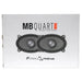 MB Quart FKB146 Formula 4 x 6 inch 2-Way Coaxial Car Speakers 90 Watts (Pair) MB Quart
