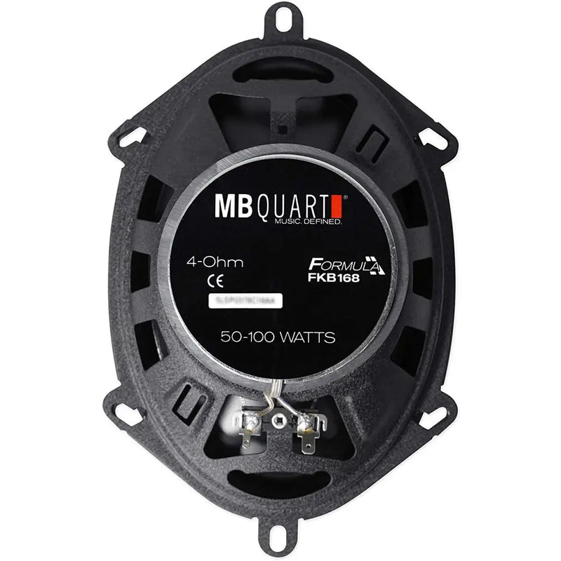 MB Quart FKB168 Formula Series 5"x7"/ 6"x8" 100W Max 2-Way Coaxial Speaker Pair MB Quart