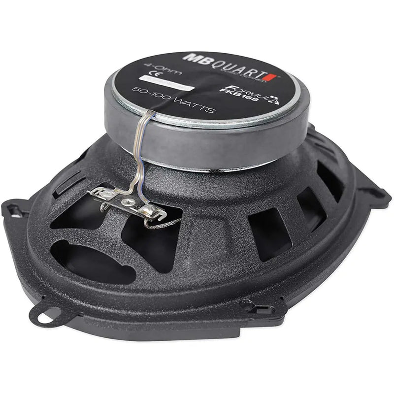 MB Quart FKB168 Formula Series 5"x7"/ 6"x8" 100W Max 2-Way Coaxial Speaker Pair MB Quart