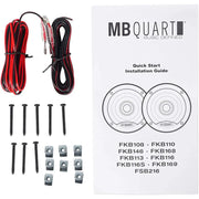 MB Quart FKB168 Formula Series 5"x7"/ 6"x8" 100W Max 2-Way Coaxial Speaker Pair MB Quart