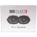 MB Quart FKB168 Formula Series 5"x7"/ 6"x8" 100W Max 2-Way Coaxial Speaker Pair MB Quart
