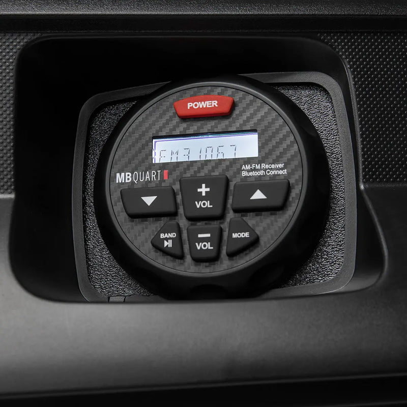 MB Quart GMR-3 Marine Digital Media Receiver with Built-in Bluetooth And Carbon Fiber MB Quart