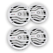 MB Quart GMR-LCD 3.5" LCD Marine Receiver & NK2-116W 6.5" 2-Way Speaker (2 pair) MB Quart