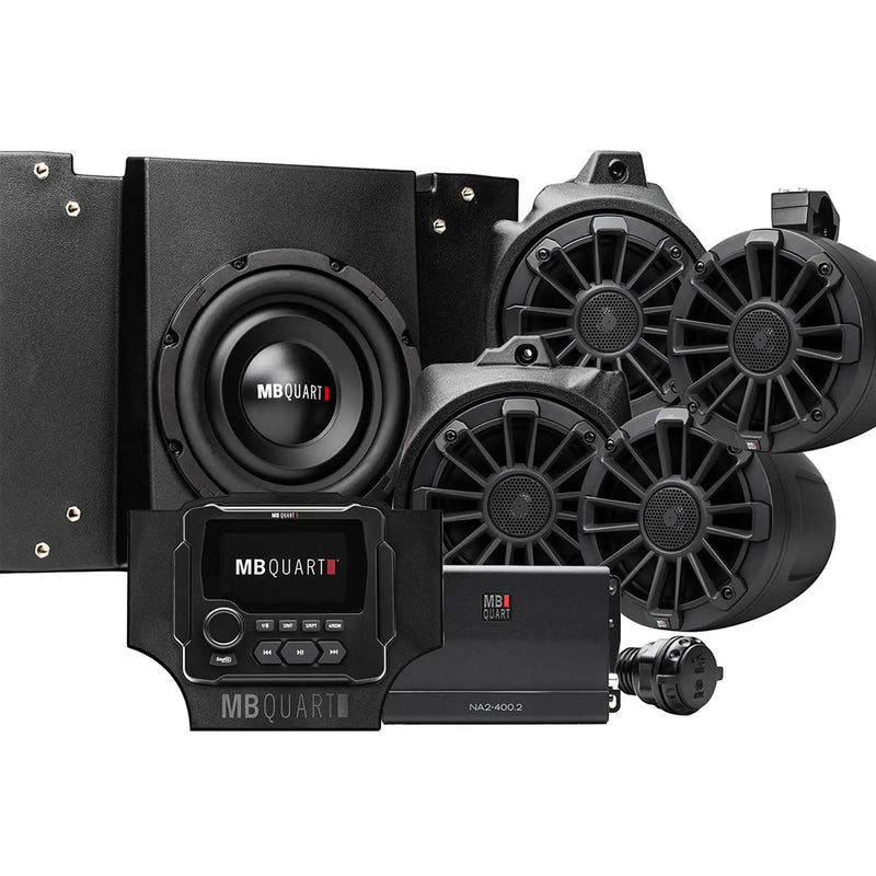 MB Quart MBQT-STG5-1 Five Speaker 500 Watt STAGE 5 Honda Talon Tuned System MB Quart