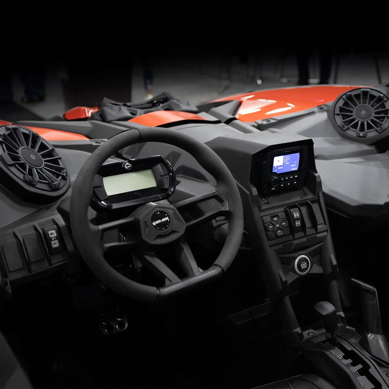 MB Quart MBQX-RAD-1 160 Watt STAGE 1 Can-Am X3 Tuned System Bluetooth AM/FM Radio Kit Black MB Quart