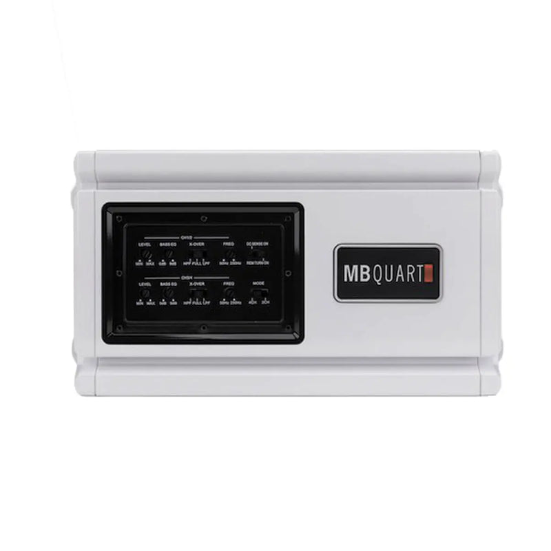 MB Quart NA3-560.4 Class SQ 4-Channel Marine Audio Amplifier 70 Watts RMS x 4- Silver MB Quart
