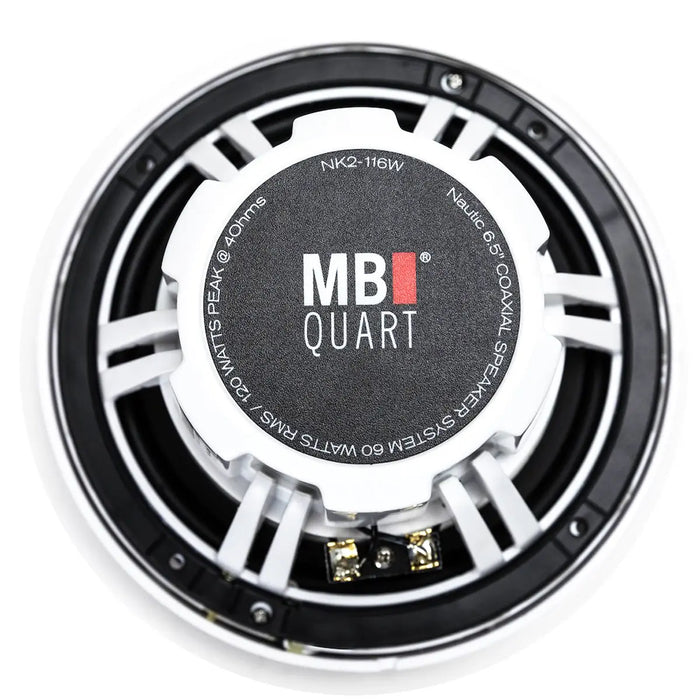 MB Quart NK2-116W 6.5" Nautic Series 2-Way Coaxial Marine Speakers 240W Max 120W RMS MB Quart
