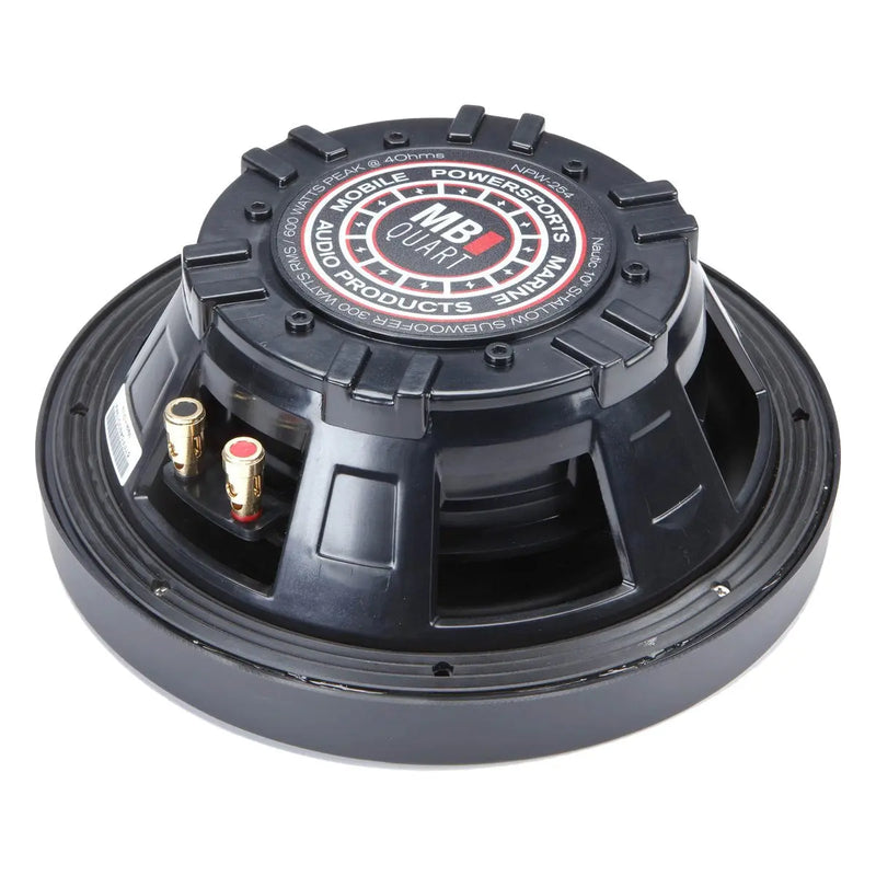 MB Quart NPW-254 10" Marine Subwoofer & NK2-116W 6.5" 2-Way Marine Speakers MB Quart