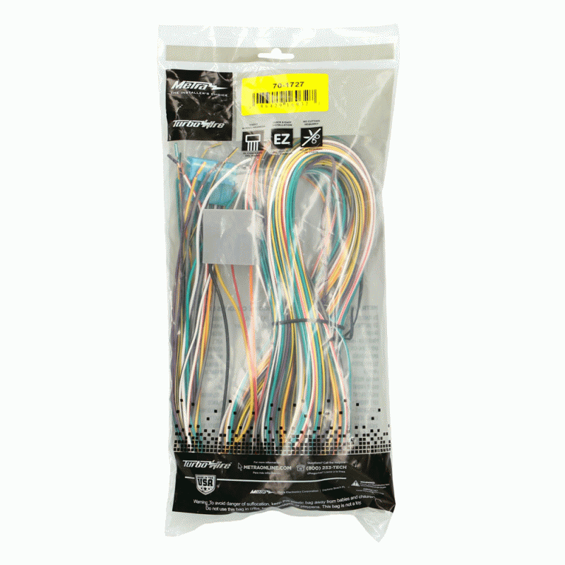 Metra 70-1727 Factory Amp Bypass Harness for 2006-2011 Honda Civic