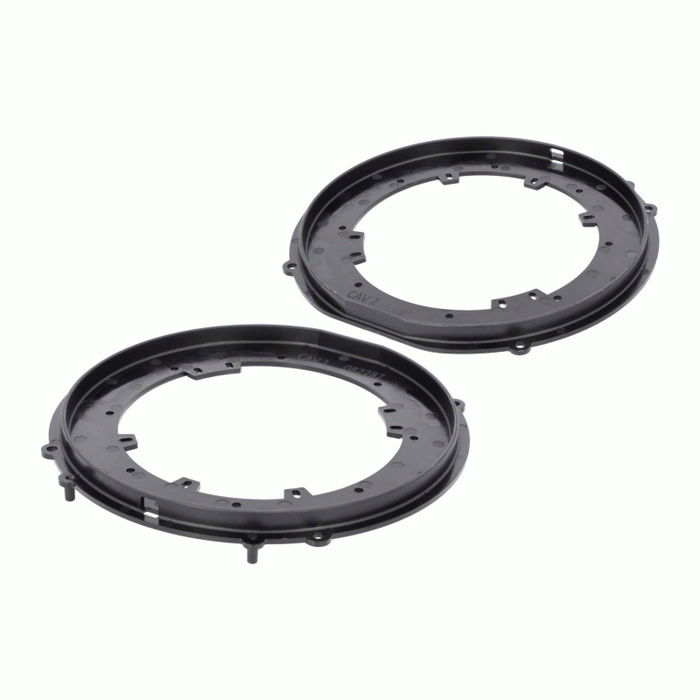 Metra 82-8602 6.5" Speaker Adapter Plate for Select Tesla Model X 2015-Up and Model S 2012 (Pair)
