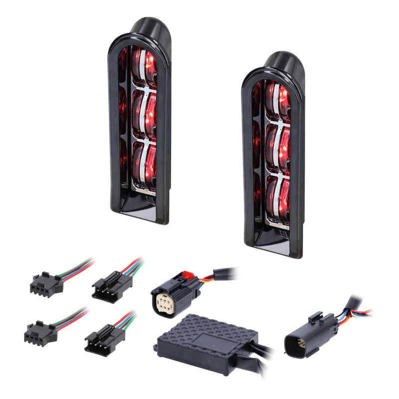Metra BC-HDFL-HD2 Keystone Lights LED Brake for Harley Davidson Touring Models w/ Hard bags 2014-Up
