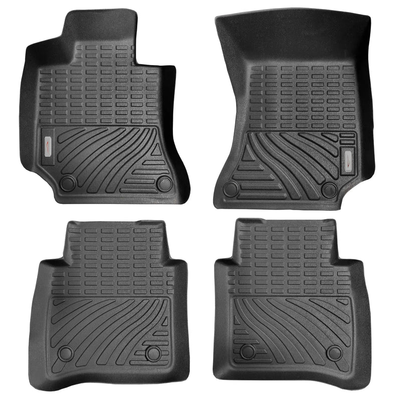 Mercedes Benz E-Class 2014-16 Front and Rear Oem Precision Fit Floor Mats (Black) Others