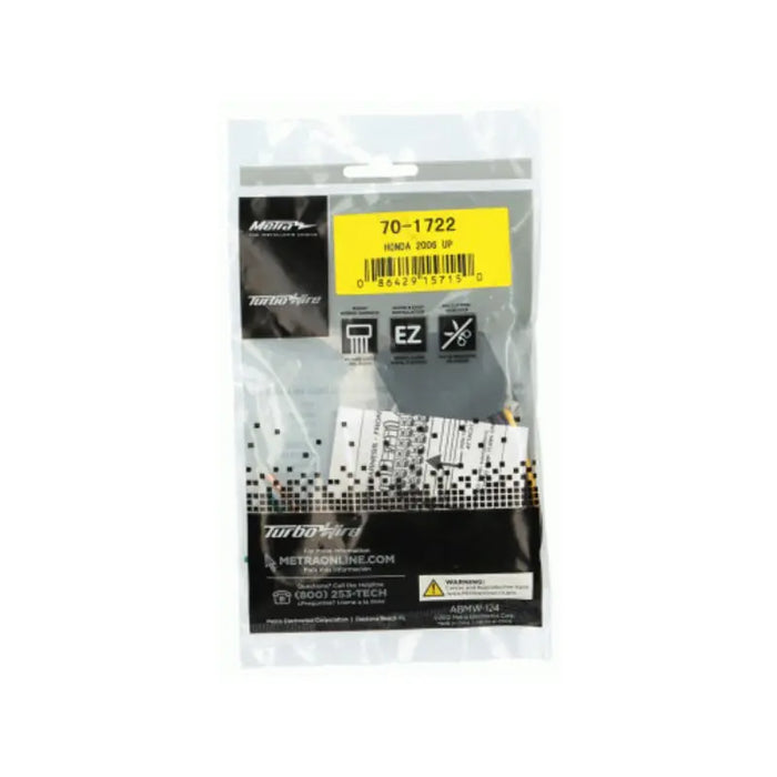 Metra 70-1722 Radio Wiring Harness for Honda Civic/CR-V 2006-2014 Metra