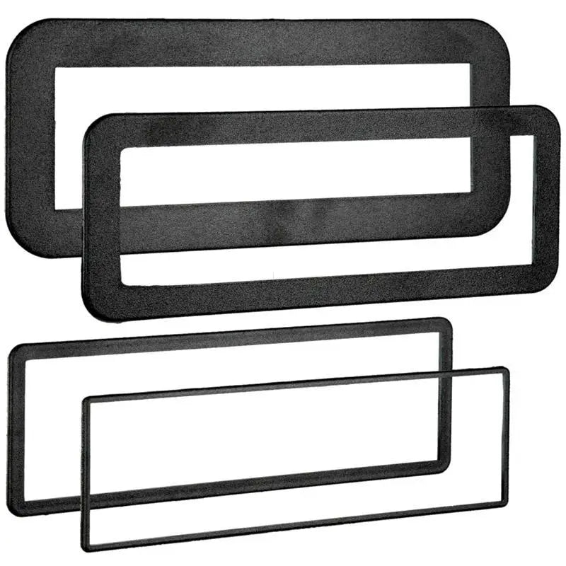 Metra 89-30-0900 Single DIN Trim Ring 1/8", 1/4", 1/2", 3/4" (4/pack) Metra