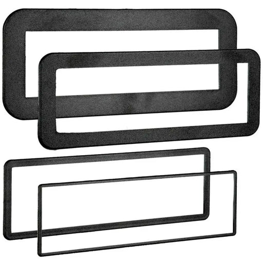 Metra 89-30-0900 Single DIN Trim Ring 1/8", 1/4", 1/2", 3/4" (4/pack) Metra