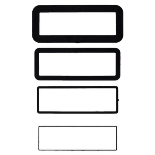 Metra 89-30-0900 Single DIN Trim Ring 1/8", 1/4", 1/2", 3/4" (4/pack) Metra