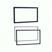 Metra 89-50-0900 Double DIN Trim Ring Borders 1/8", 1/4", 3/8" (3/pk) Metra