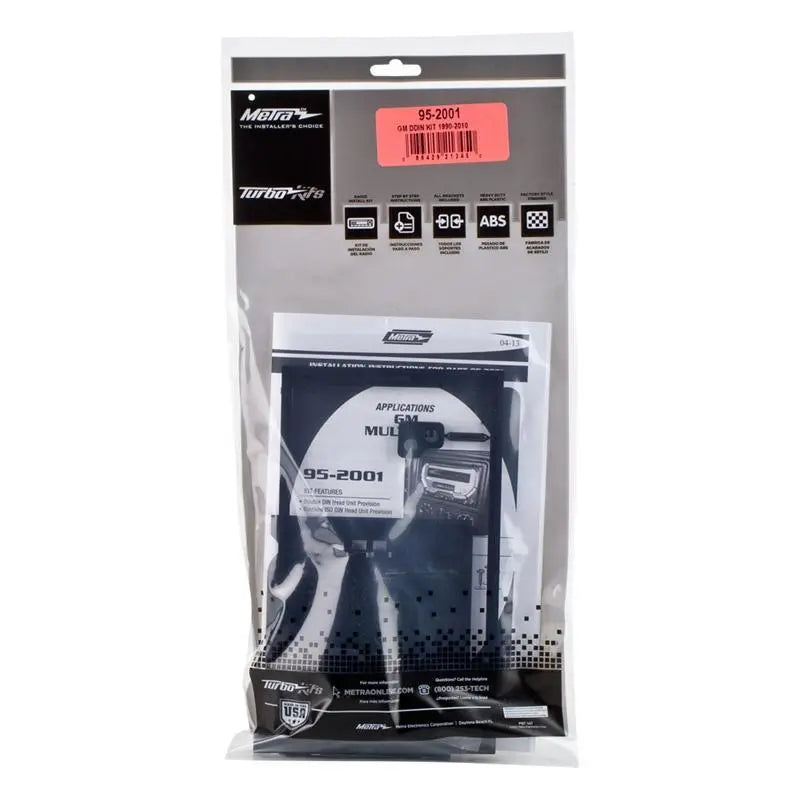 Metra 95-2001 Double DIN Dash Kit for 1995-2012 GM with Data Interface & Antenna Adapters Metra