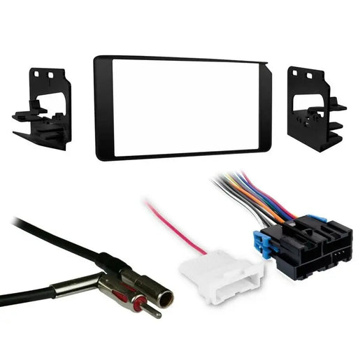 Metra 95-3003G 2-DIN Dash Kit Combo for Select 1995-2000 GM Full-Size Trucks/SUV Metra