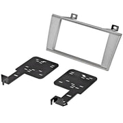 Metra 95-5000S Silver Double DIN Dash Kit + Wire Harness for 2000-03 Lincoln LS The Wires Zone
