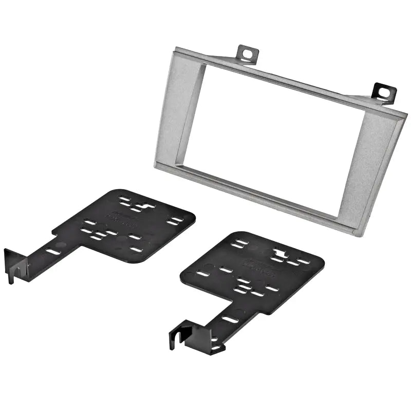 Metra 95-5000S Silver Double DIN Dash Kit + Wire Harness for 2000-03 Lincoln LS The Wires Zone