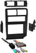 Metra 95-5703B 2-DIN Dash Kit + Amp Harness Combo for 1994-2000 Ford Mustang Metra