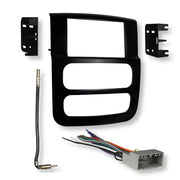Metra 95-6522B Stereo Installation Dash Kit Combo for Select 2002-2005 Dodge Ram The Wires Zone