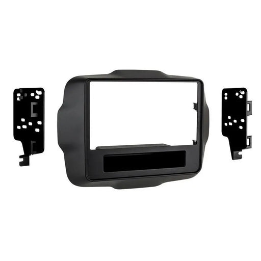 Metra 95-6532B Black Double DIN Dash Kit for 2015-up Jeep Renegade Metra